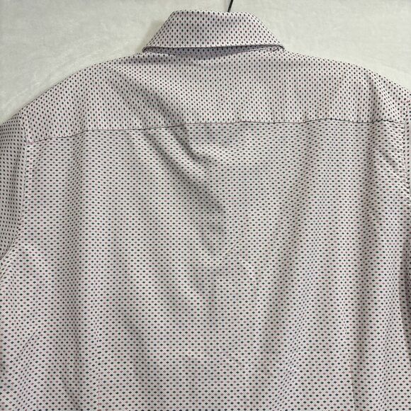 Mizzen+Main Shirt Men's Medium Trim Short Sleeve Leeward Performance Stretch - Picture 14 of 16